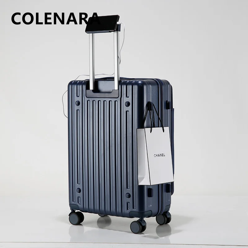 COLENARA Travel Luggage ABS + PC Boarding Box Large Capacity Trolley Case 20