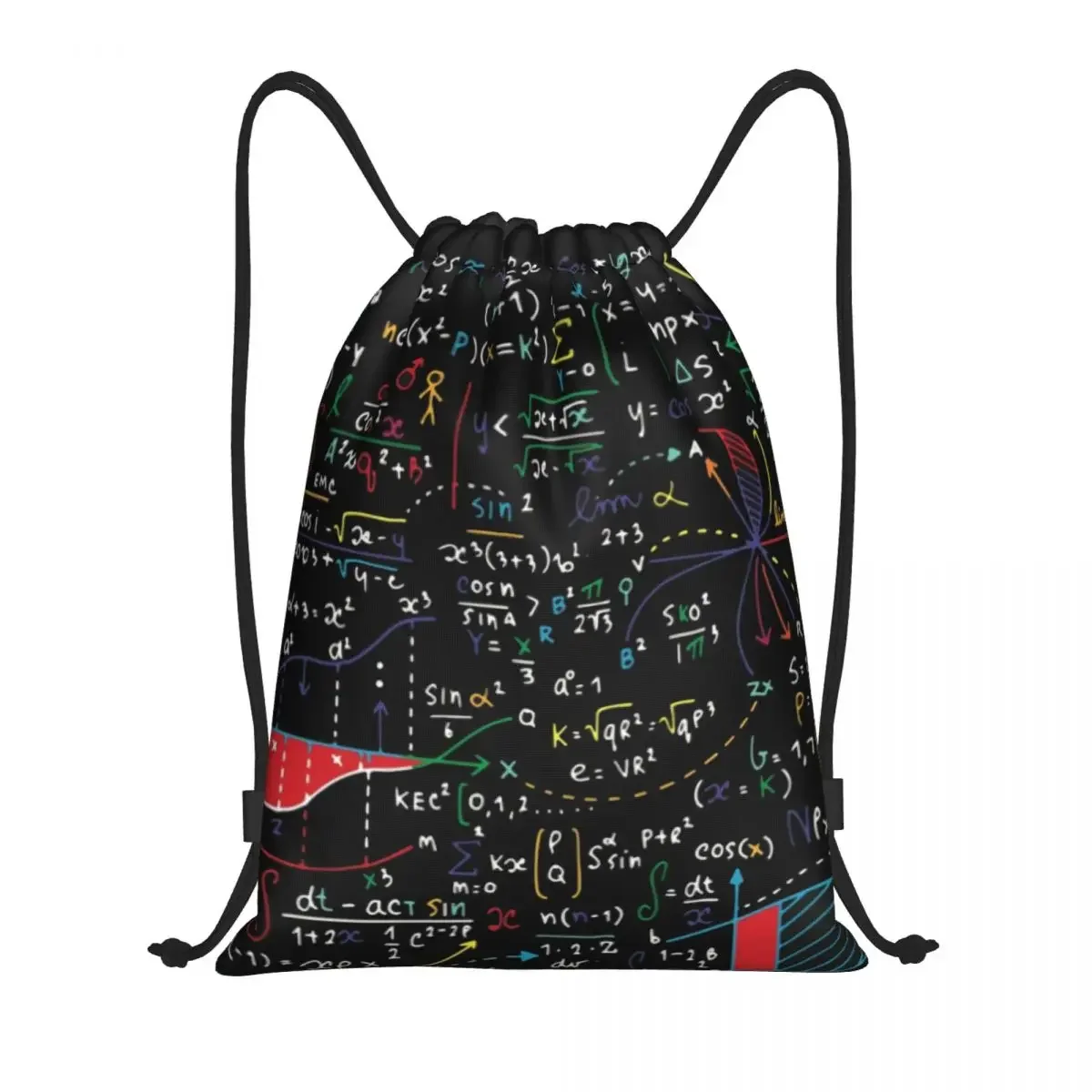 

Custom Amazing World Of Mathematics Drawstring Bags Men Women Lightweight Science Physical Sports Gym Storage Backpack