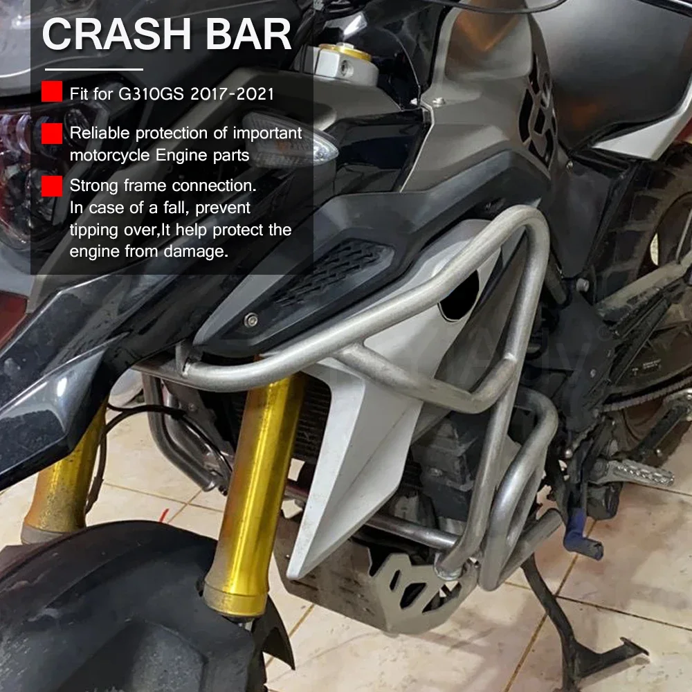 Fit For BMW G310GS 2017-2021 2022 G 310 GS G310 GS Motorcycle Highway Engine Guard Crash Bar Frame Bumper Fairing Protector Bars