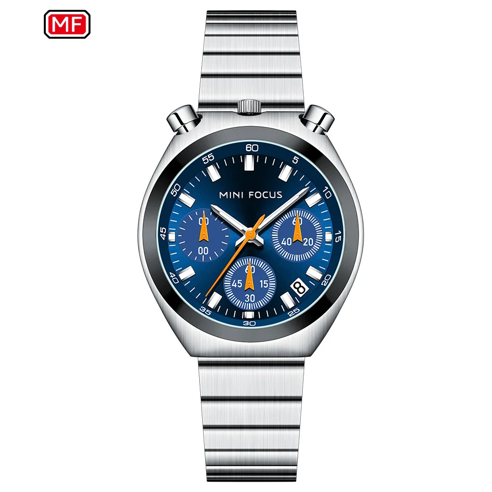 

Silver Wristwatch Women Ladies Bracelet 2026 Female Watches Stainless Steel Strap Date Chronograph Quartz Watch MF0491L 2026