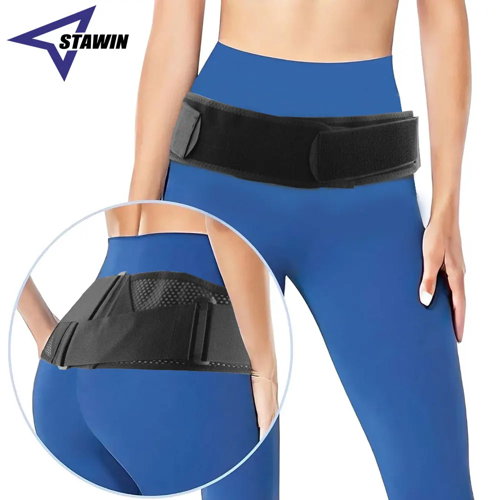 

Sacroiliac SI Joint Hip Belt - Бандаж для поддержки нижней части спины, Пояс для поддержки таза - Трохантер Ишиаса Таз, поясничный облегчение боли в бедре