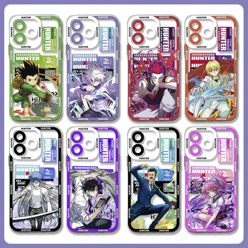 Anime Hunter X Hunters Clear Case For Samsung Galaxy S24 S23 S22 Ultra S21 S20 FE Note 20 10 Plus A15 A25 A35 A55 Silicone Cover