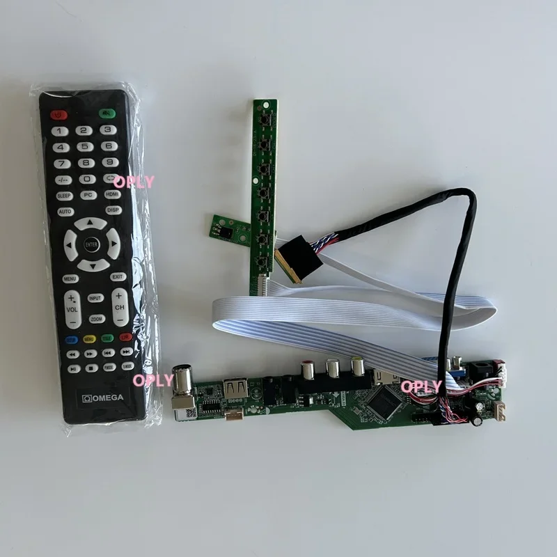 

For LG LP140WH2-TJA2 LP140WH2-TLA1 LP140WH2 1366X768 14" HDMI-compatible TV Controller board kit RF USB AV VGA Screen monitor