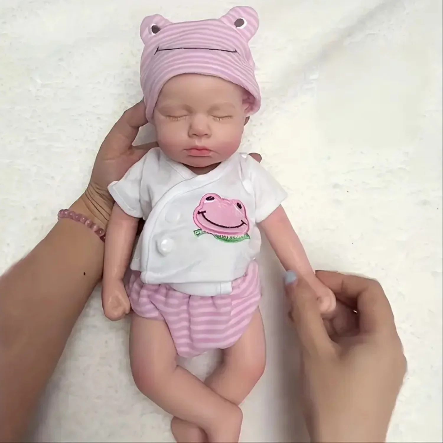 OtardDolls Loulou Can Open mouth Reborn Doll Baby Full Body Soft Silicone Bebe Doll Boy And Girl For Choose