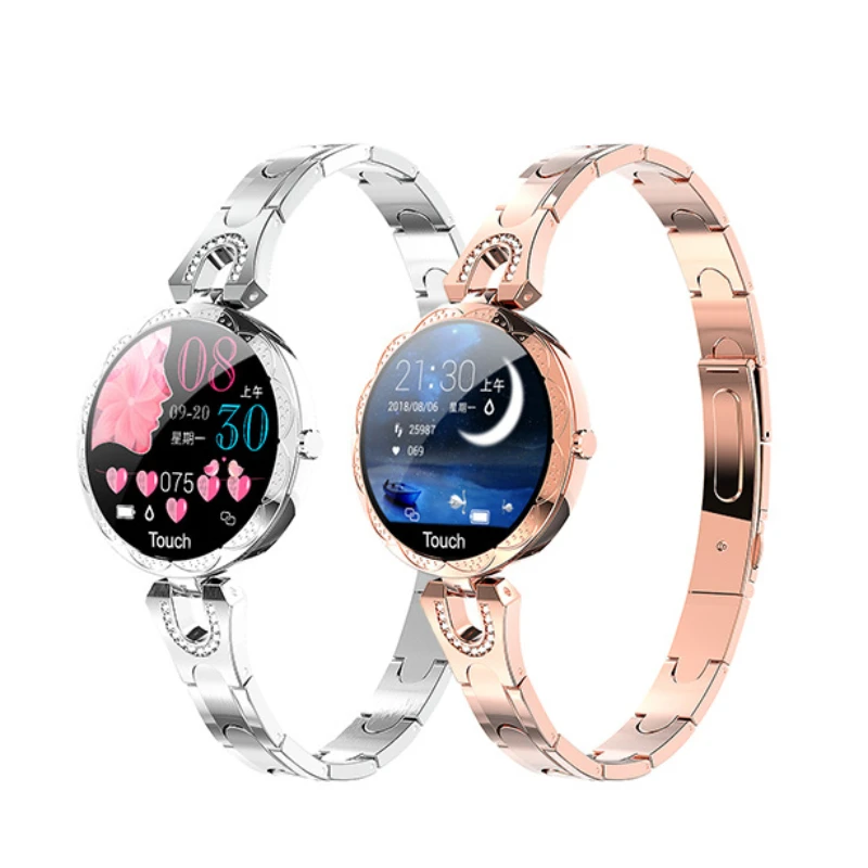 

Smart Watch Delicate Color Screen Ladies Call Information Heart Rate Blood Pressure Monitoring Period Reminder Music Smartwatch