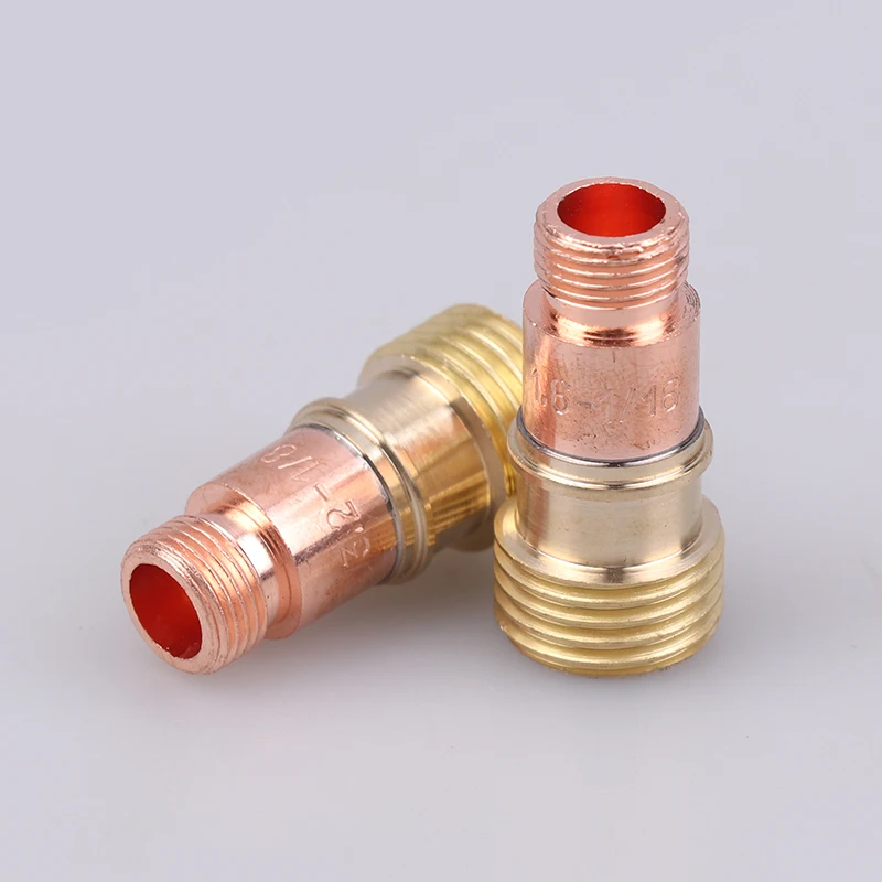 4Pcs TIG Welding 1.6/2.4/3.2mm White Ceramic Nozzle Alumina Cup Kit Torches WP17 18 26 Stubby Collets Body Gas Lens Set