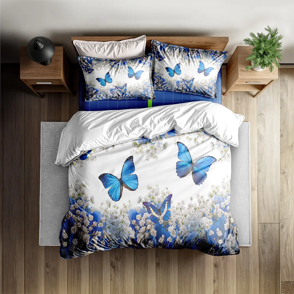 

Комплект пододеяльников Cherry Flying King Queen Double Full Twin, комплект постельного белья одного размера