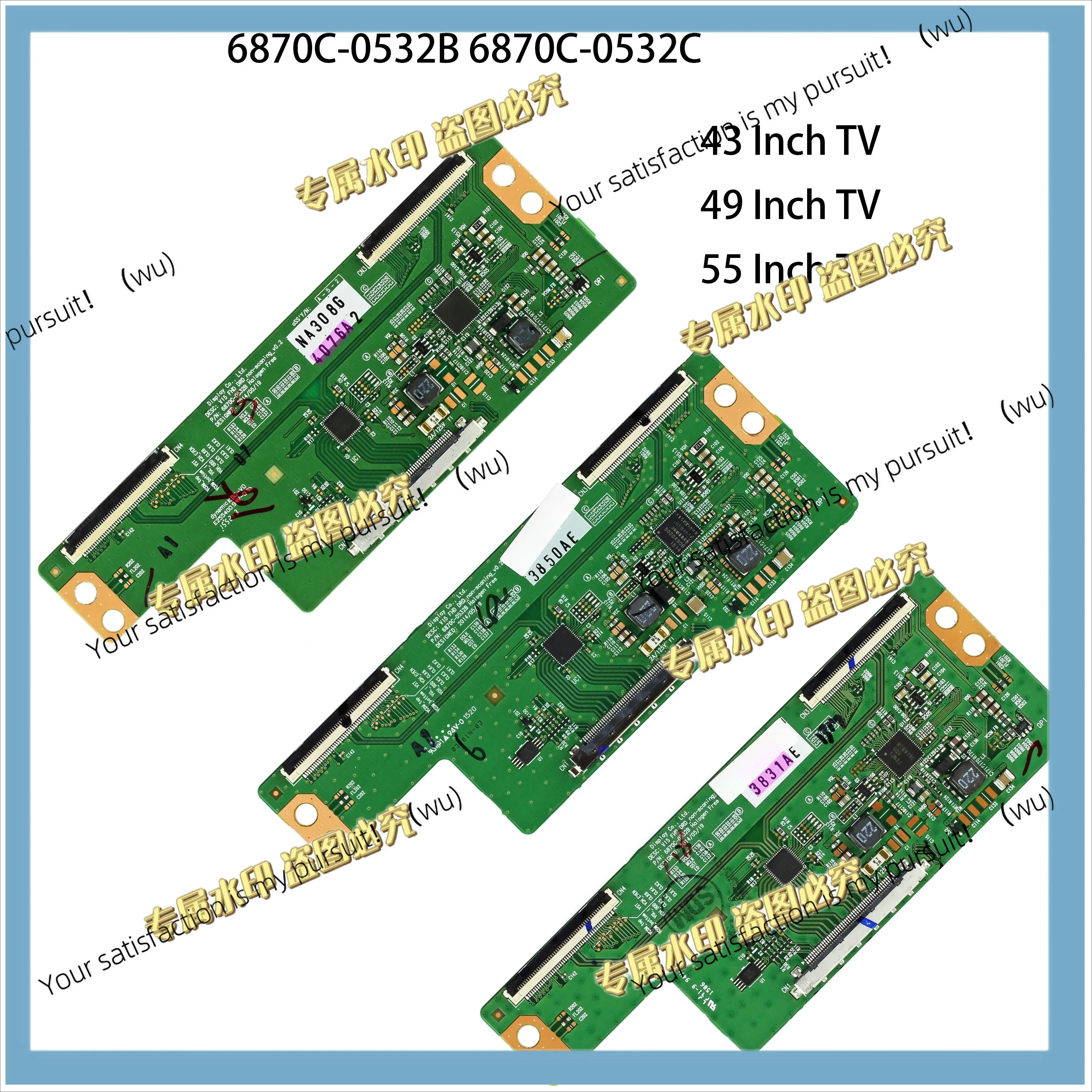 6870C-0532B 6870C-0532C 6871L-3850A 6871L-3850D 6871L-3831A 6871L-3831F T-CON совместим с логическими платами телевизоров 43, 49, 55 дюймов 49L310U 55E4500R