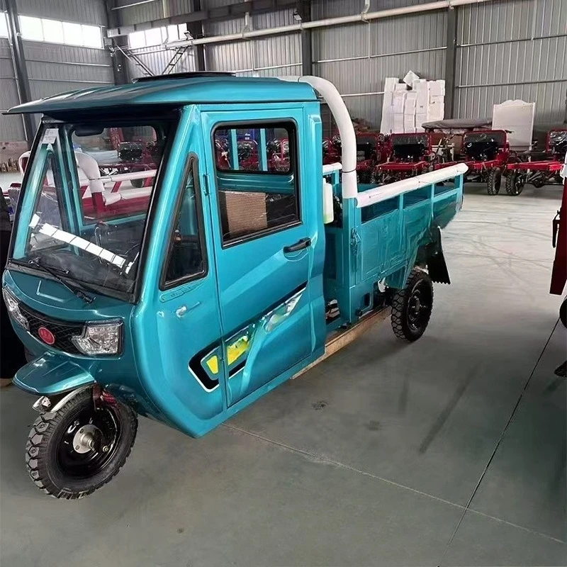 Dump money freight tricycle fuel dump engine Zongshen agricultural tricycle