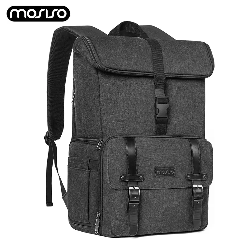 

MOSISO 15-16 inch Camera Backpack DSLR/SLR/Mirrorless Photography Camera Bag Quick Side Insert Laptop Case for Canon Nikon Sony