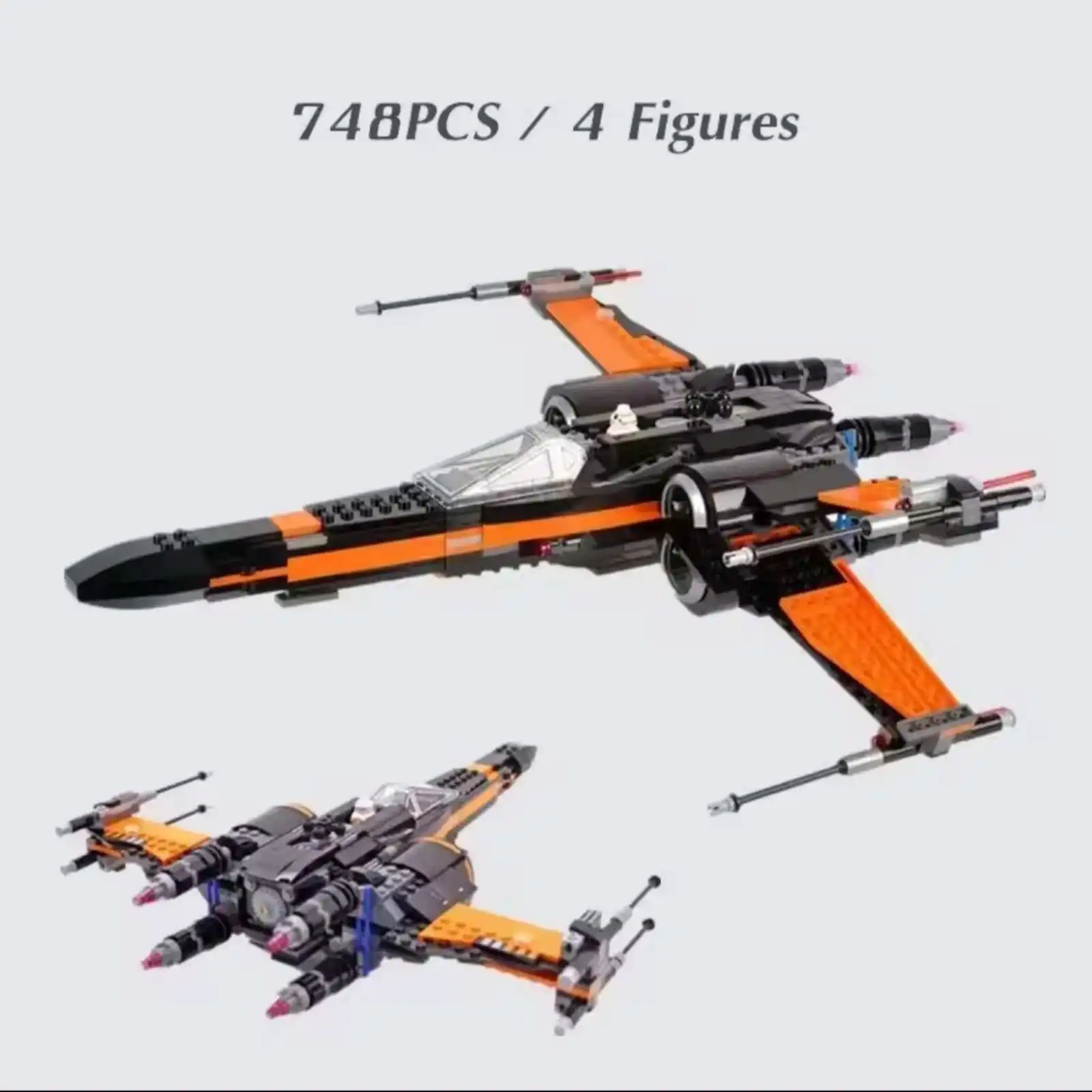 

Galaxy-Battle-MOC-Star-Ship FighterSpaceCraft Spaceship Aircraft SpaceShip ModelBuilding Blocks Bricks Birthday Gift Boys Set