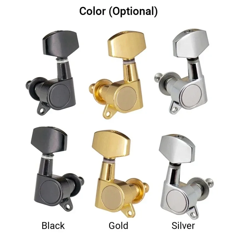 6pcs 6pcs Sealed Locking Guitar String Pegs 3L3R Tuning Machine Head Knobs Acoustic Guitar String Tuner Set for 6-String Guitar - Aliexpress Deal