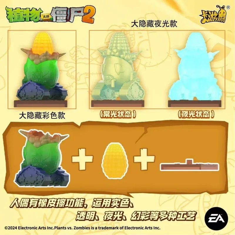 نباتات KAYOU الأصلية مقابل الزومبي: شخصيات مطاطية صغيرة لحديقة Dino Crisis Vitality - سلسلة ثانية لهدايا العطلات الطرفية الأنيمي