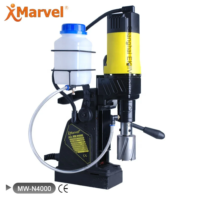 MW-N4000 40mm strong magnet swivel base mini magnetic drill core machine