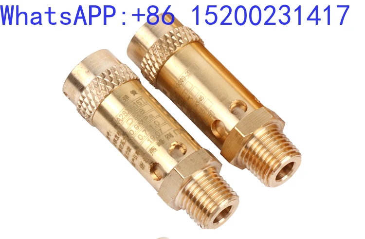 Safety valve A28X-16T all-copper spring air compressor screw machine safety valve pressure relief valve