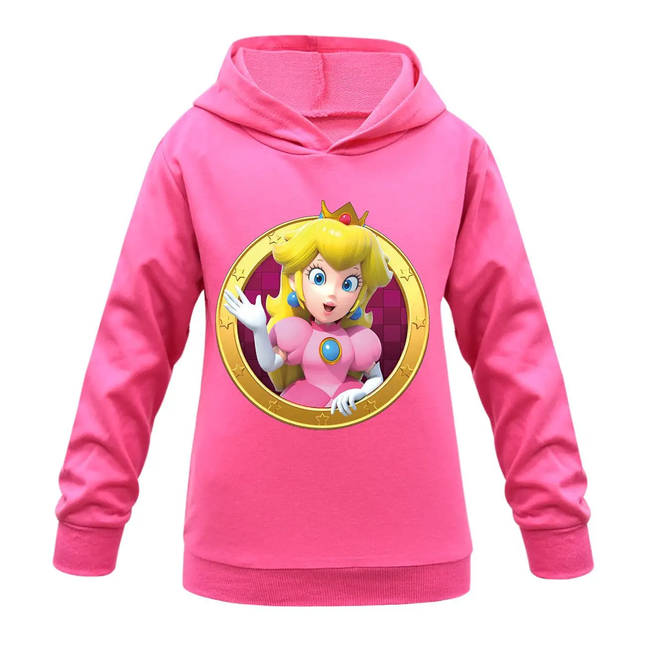 Sudadera con capucha de Disney para niña, abrigo de princesa, chaqueta de manga larga con capucha, primavera y otoño