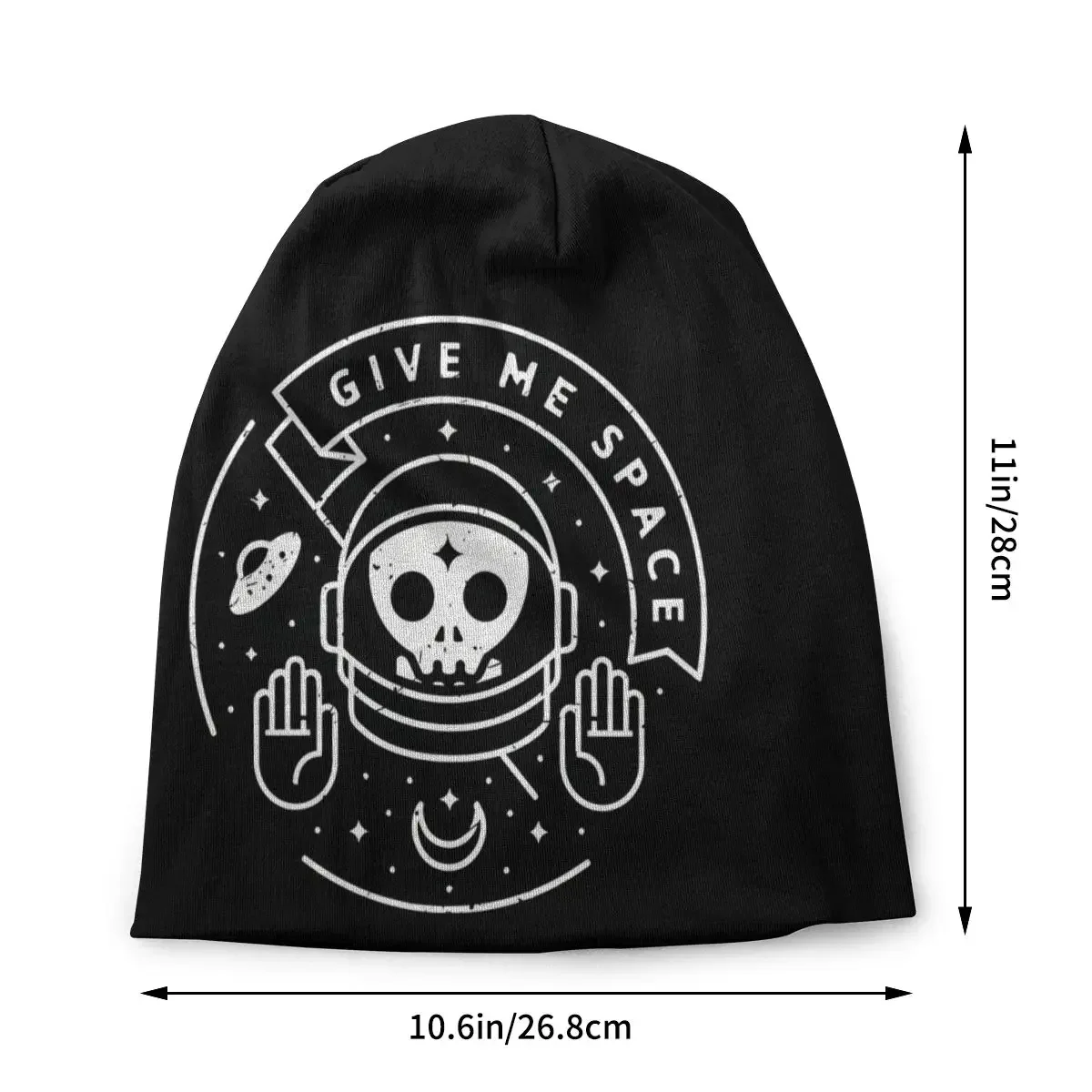 Give Me Space Bonnet Homme Outdoor Skull Skullies Beanies Caps Novelty Cotton Hats