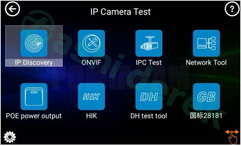 IPC-1800 PLUS 4inch CCTV IP Camera Tester H.265 4K IP 8MP TVI,8MP CVI,8MP AHD Analog 5-in-1 Wrist Wifi CCTV Tester Monitor cvi