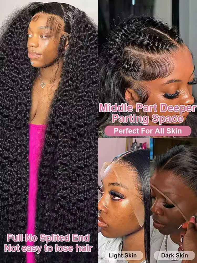 250% densità 42 pollici onda profonda 13x4 hd anteriore del merletto parrucca dei capelli umani 5x5 gluless onda profonda parrucca dei capelli umani prepizzicata per la donna