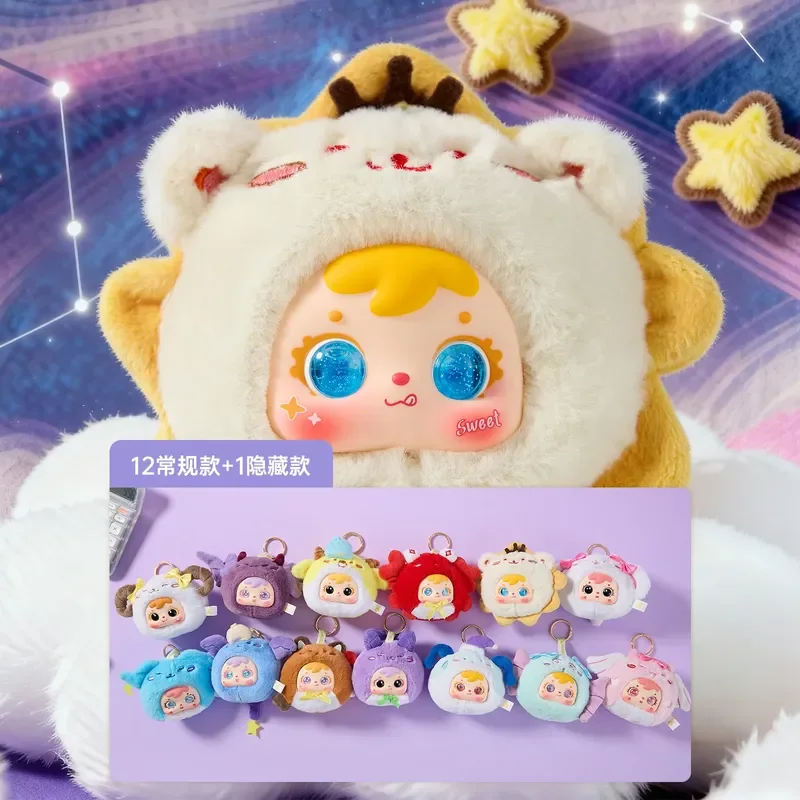 

Samuel Twelve Star Pendant Series Vinyl Doll Backpack Charm Decoration Ornament Keychain Trendy Toy Mystery Box Collectible Gift