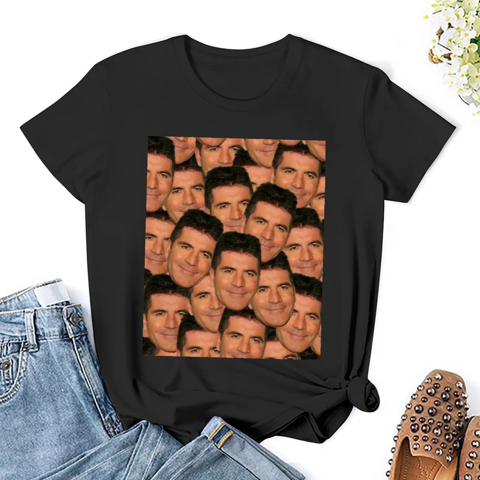 Simon cowell T-Shirt shirts graphic tees aesthetic clothes summer clothes cotton t shirts Women