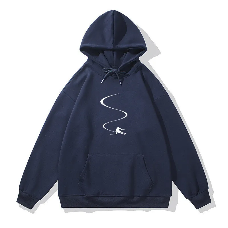 

Interesting Skiing Casual Harajuku Streetwear Men Women Cotton Hoodies Sweatshirts