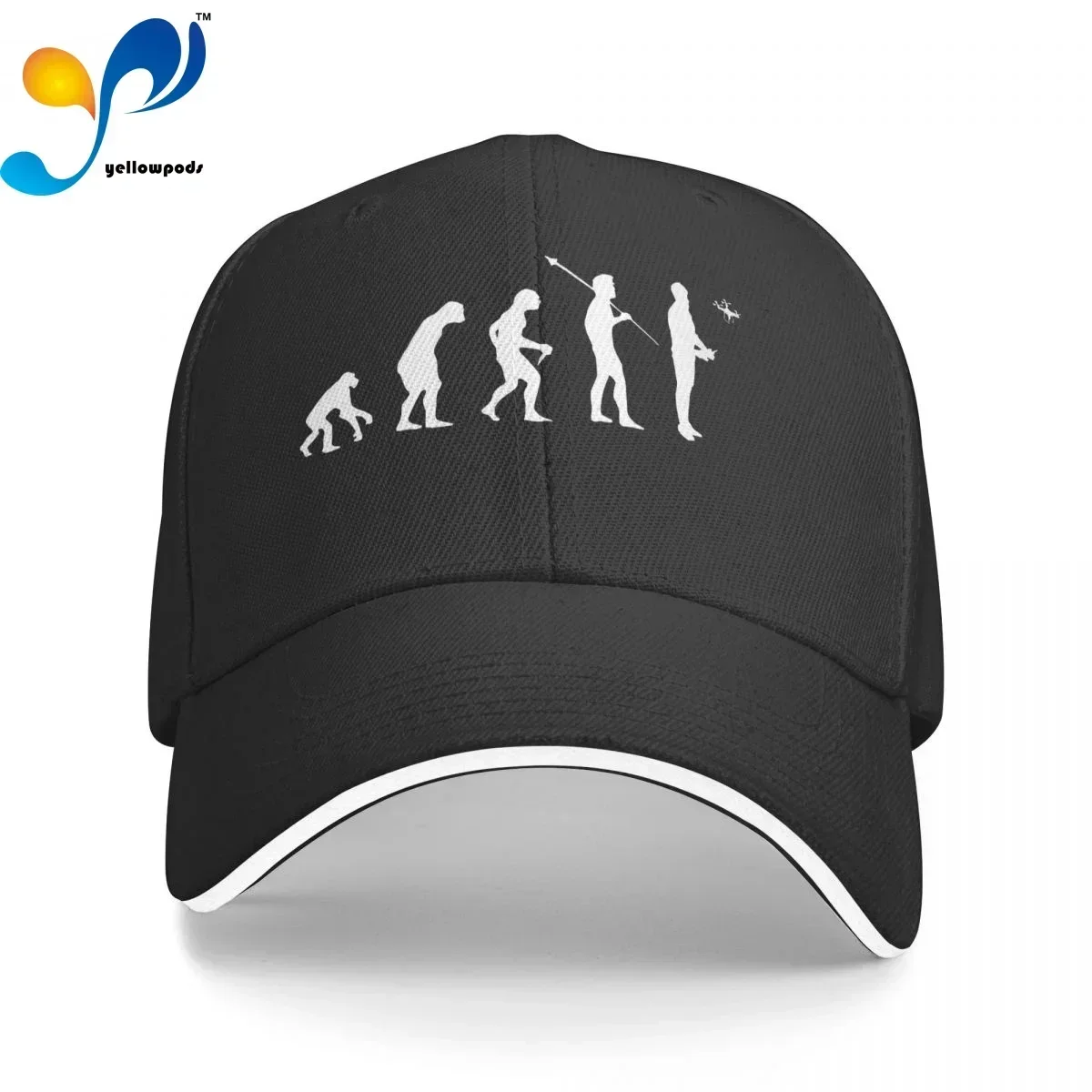 Unisex Cotton Cap For Women Men Drone Human Progress Fashion Baseball Cap Adjustable Outdoor Streetwear Hat