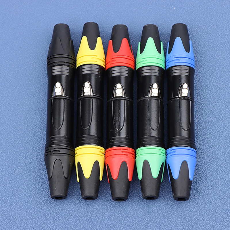 1Set 3 Pin XLR femmina Jack + spina maschio professionale 3 poli presa XLR spina connettore microfono spina microfono