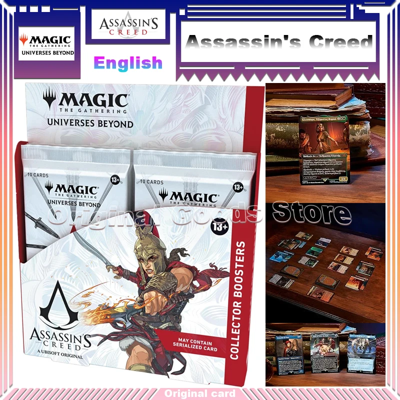 Tarjeta Original de Assassin's Creed, colección de tarjetas comerciales, Magic The Gathering, inglés, Beyond Booster Box, regalos de cumpleaños para niños