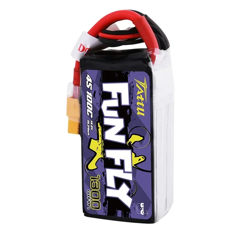 TATTU FUNFLY 1550mAh 4S 14.8V 100C bateria Lipo XT60 wtyczka do dron FPV