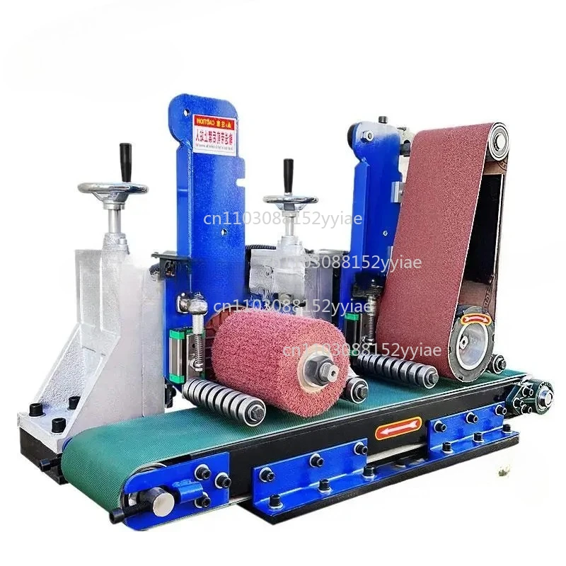 Small Flat Polishing Cow Block - Desktop Belt Sander Tool for Metal Deburring & Rust Removal