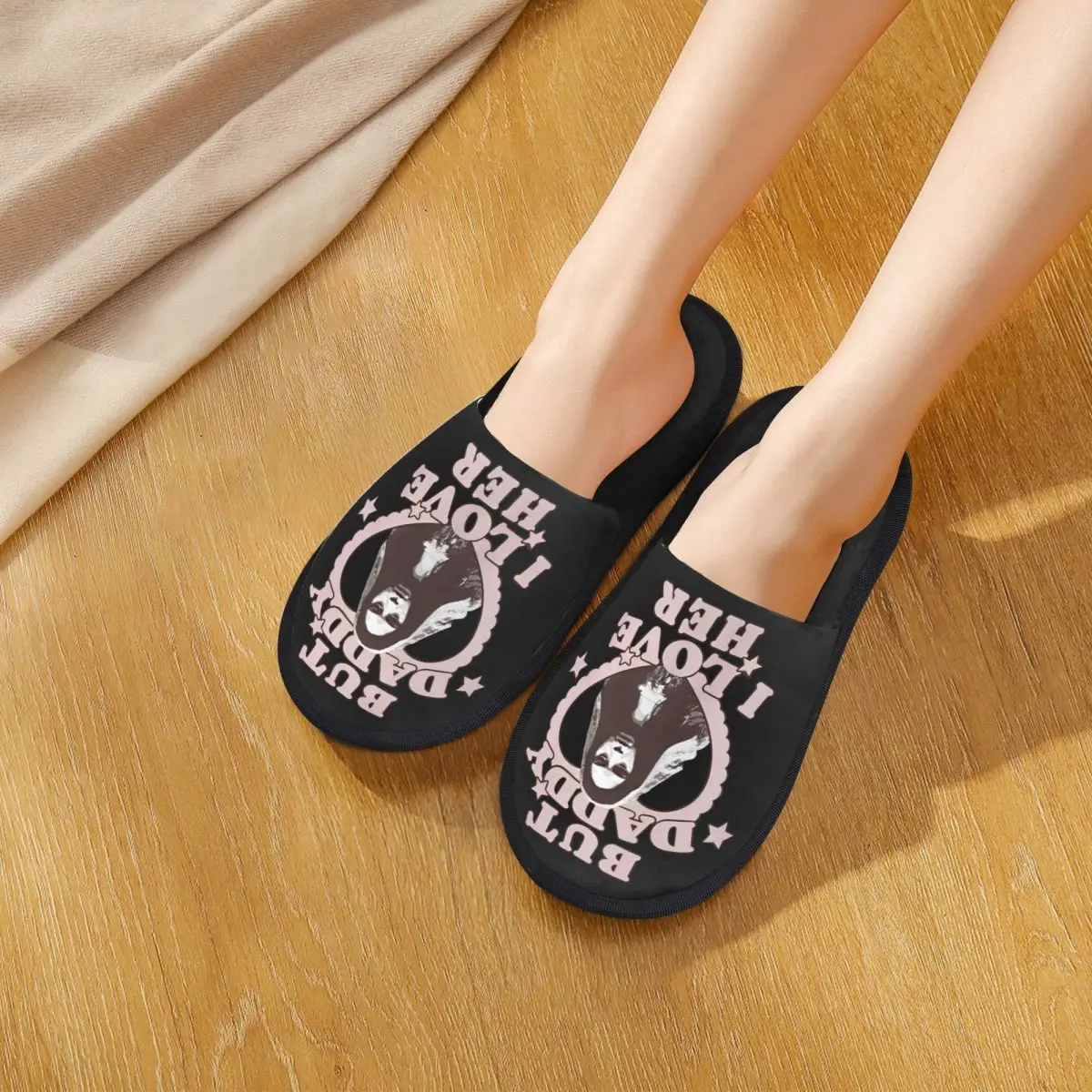 مخصص ولكن بابا أحبها أوبري بلازا هو ريو فيدال النعال رغوة الذاكرة الدافئة لينة شبشب منزل النساء أحذية رقيق داخلي