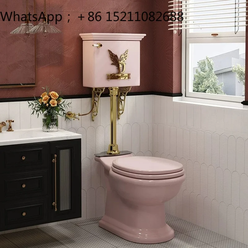 SCY British retro simple floor-to-ceiling split toilet light luxury small pit distance toilet