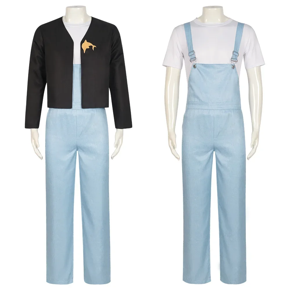 زي تأثيري أنيمي بقفل أزرق للرجال ، Bachira Meguru ، زي لعب الأدوار لعيد هالوين ، معطف ، بنطلون ، قميص ، Civy ، شعر مستعار ، بدلة كاملة