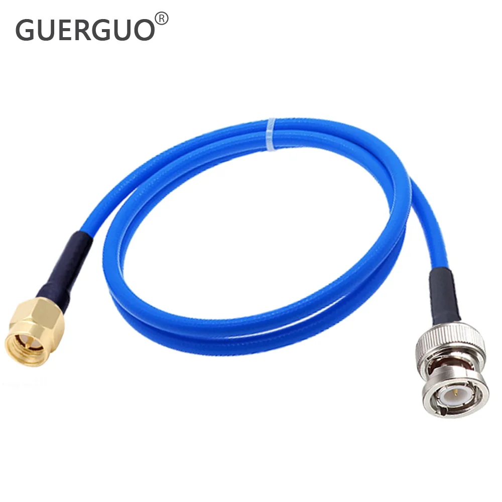 RG402 Cable Semi-Flexible BNC Male Plug to SMA Male RF Adapter Cable DC-6GHz 50Ohm RF Coaxial Pigtail Extension Cord Jumper