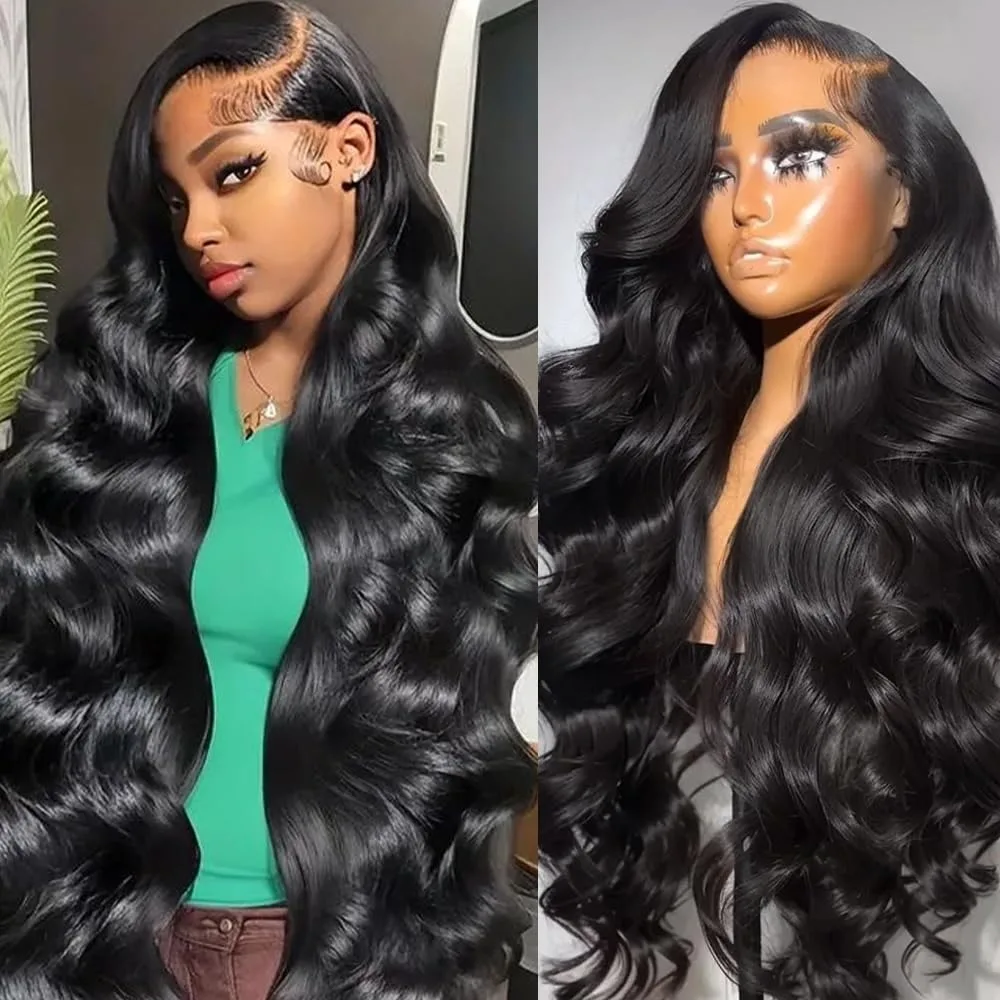 

250 Density Body Wave 13x6 Lace Front Wig Brazilians 30 40 Inch Human Hair Wigs 13x4 360 Hd Lace Frontal Wigs For Black Women