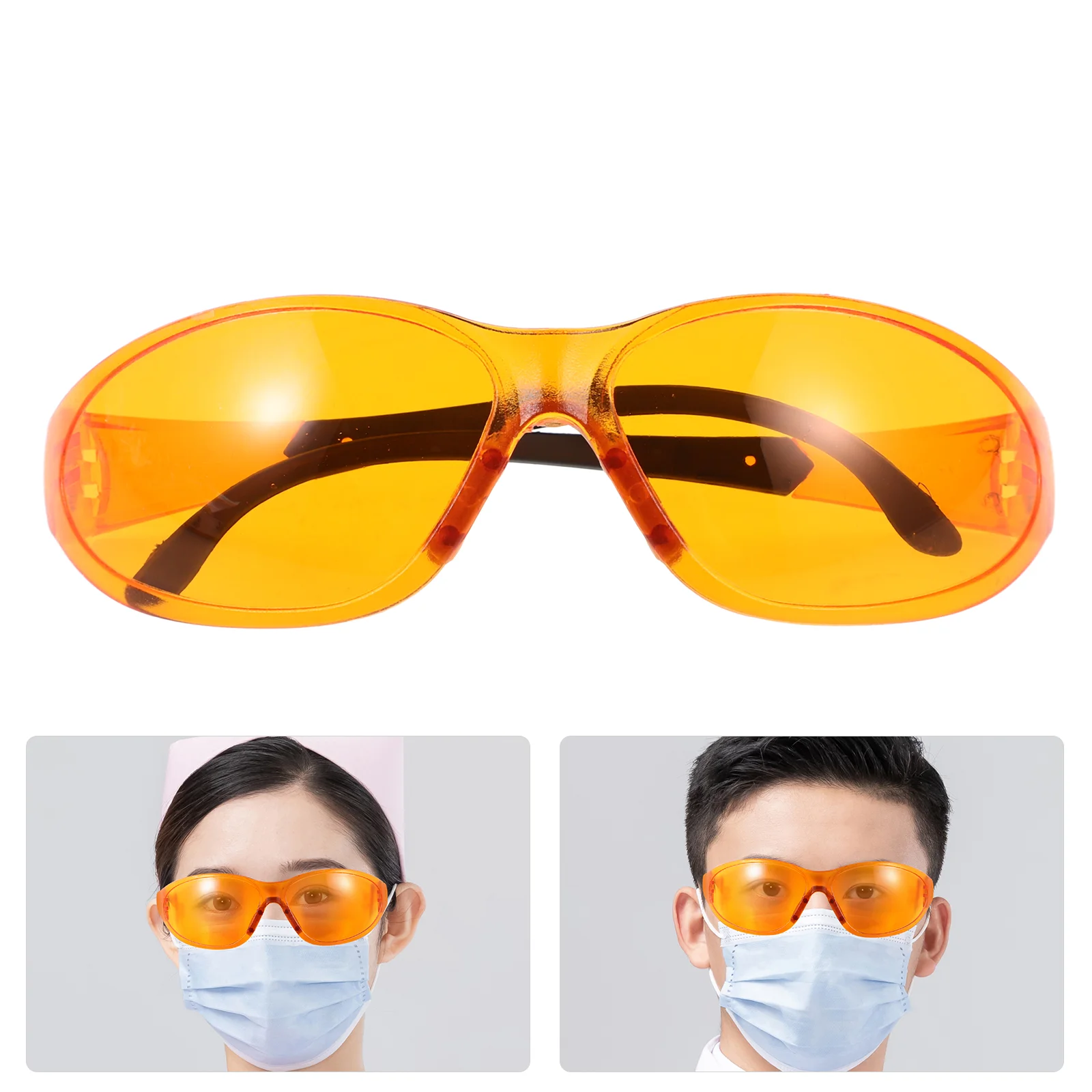 Glasses Protection Goggle Protective Eyewear Orange UV Goggles Safety for Women Man