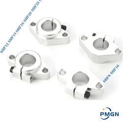 2pcs SHF8 SHF10 SHF12 SHF13 SHF16 SHF20 SHF25 SHF30 Aluminum Linear Rod Rail Shaft Support CNC Router Parts 3d Printer Parts