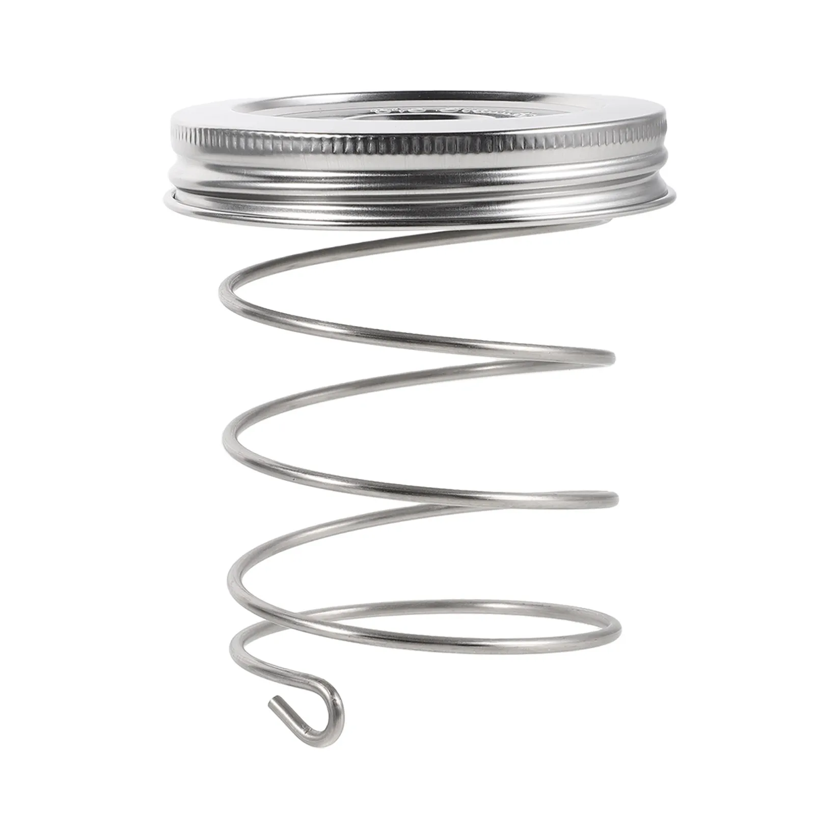 1Set Stainless Steel Fermentation Lid Pressure Spring for 86Mm Wide Mouth Jar Sauerkraut Kimchi Pickling Kombucha Brewing