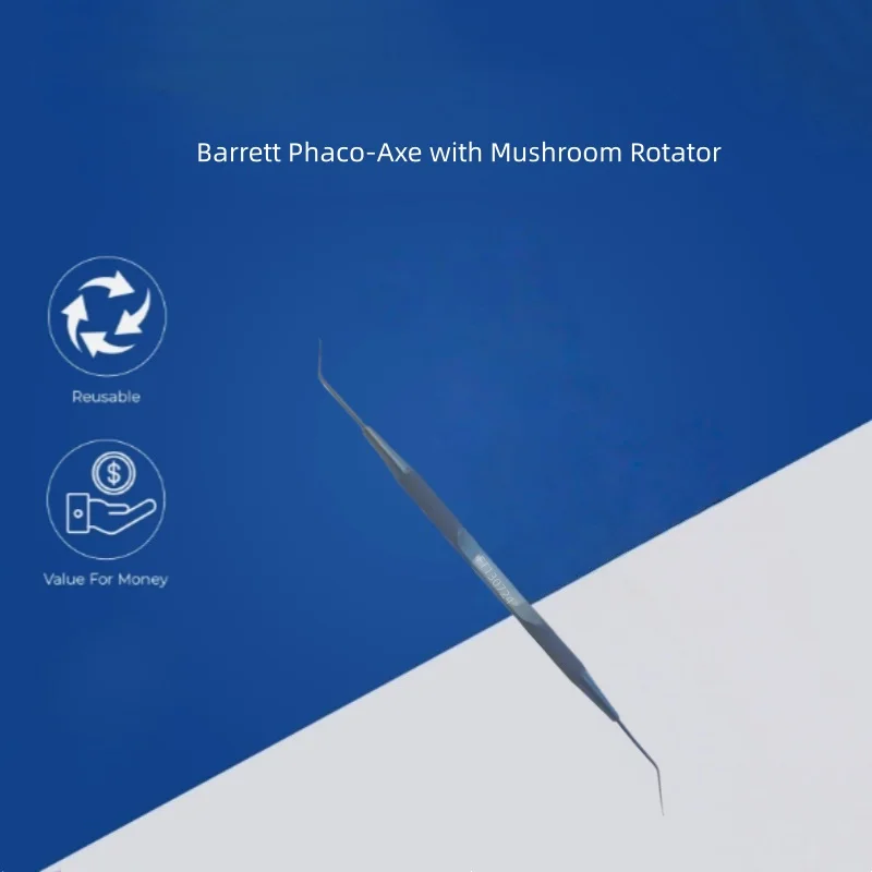 Instrumenty okulistyczne Barrett Phaco-Axe z rotatorem grzybkowym