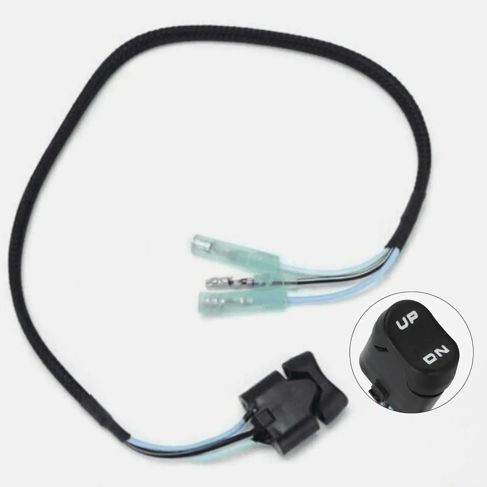 

Outboard Motor Tilt Switch Easy Install Lift Control Cable Black for 35370 ZZ5 D02 Marine Engine