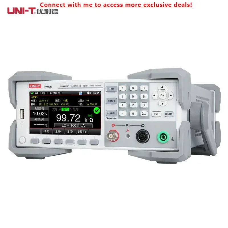 

UNI-T UT5583 Insulation Resistance Tester High Precision Miniature Desktop Instrument