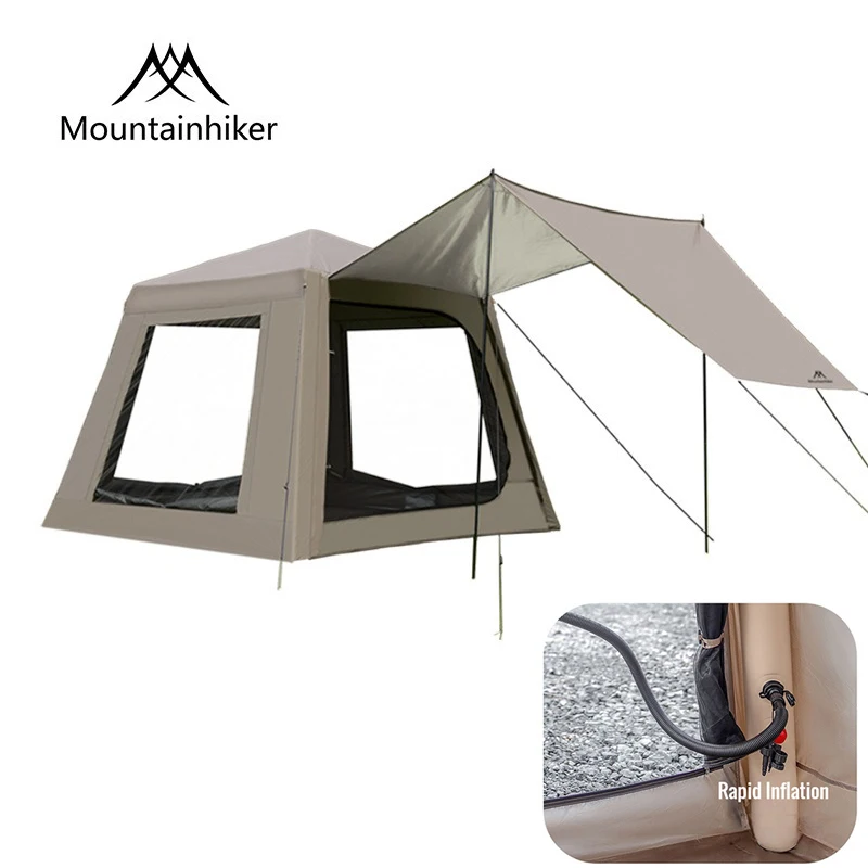 

MOUNTAINHIKER Outdoor Inflatable Tent 3 seasons Camping Tents with Canopy Multi-person Tourist park Awning 에어텐트2~3인용