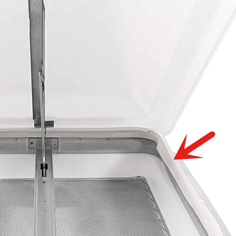 2 Stuks Rv Dak Vent Seal Tpe Rubber Camper Vent Fan Pakking Wit Rubber Voor Camper Caravan Camper Van Rv accessoires