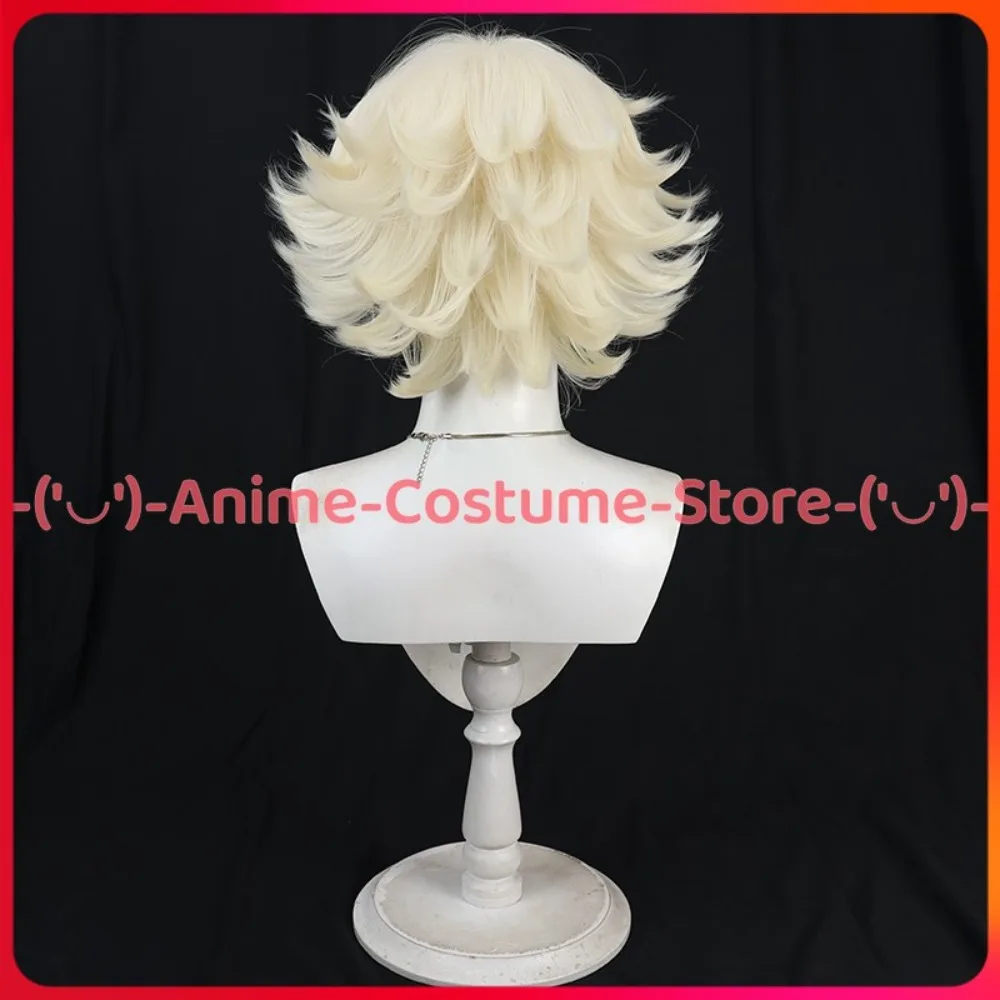Identity V Prospector Blonde Cosplay Wig Game Character Wigs Halloween Carnival Party Costume Prop Heat Resistant Synthetic Hair