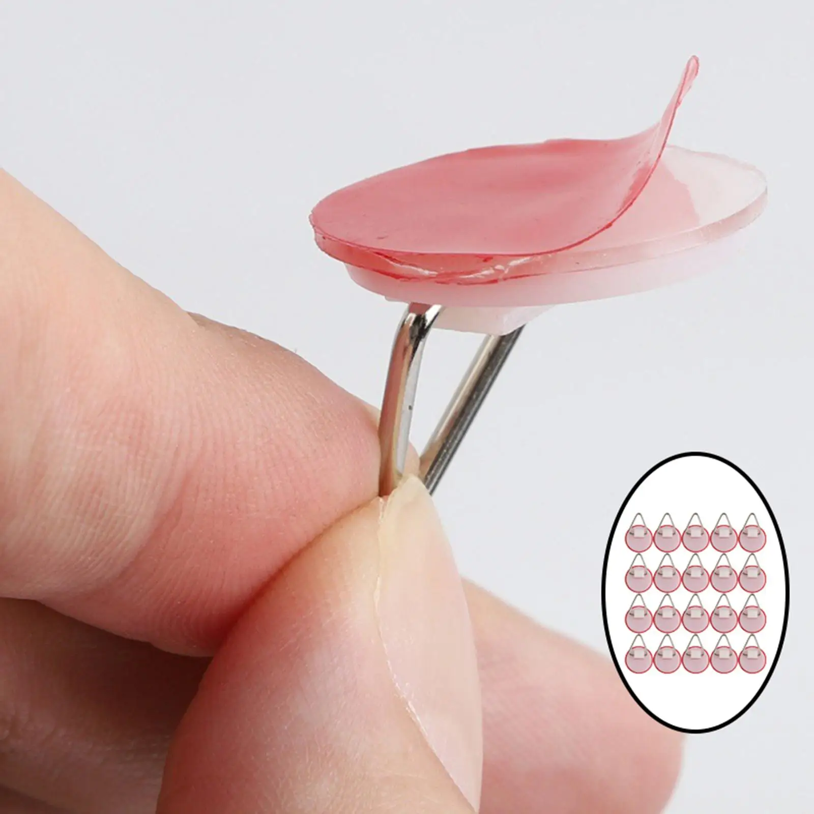 Decorative Wall Plate Hanger Adhesive Disc Plate Holder Plastic Invisible Support for Kitchen Porcelain Display
