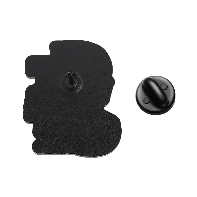 رئيس العدالة رسالة معدنية المينا دبوس دبابيس حقيبة التلبيب دبابيس شارات الكرتون على ظهره اكسسوارات هدايا مجوهرات الزخرفية