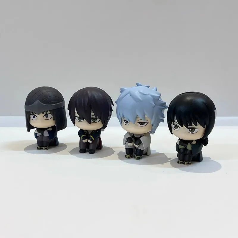 Bandai Original 4 Stücke Gashapon Σitutkuu Diego Diego Diego Diego Gintama Anime Figur Spielzeug Für Kinder Geschenk Sammeln Modell Ornamente