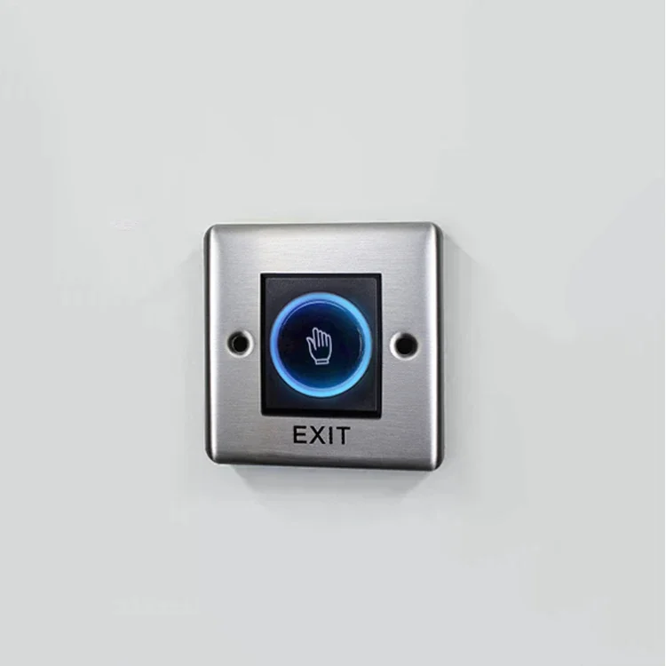 

Factory Direct Smart Infrared Touchless Sensor Access Control Exit Button Switch for Automatic Door Opener