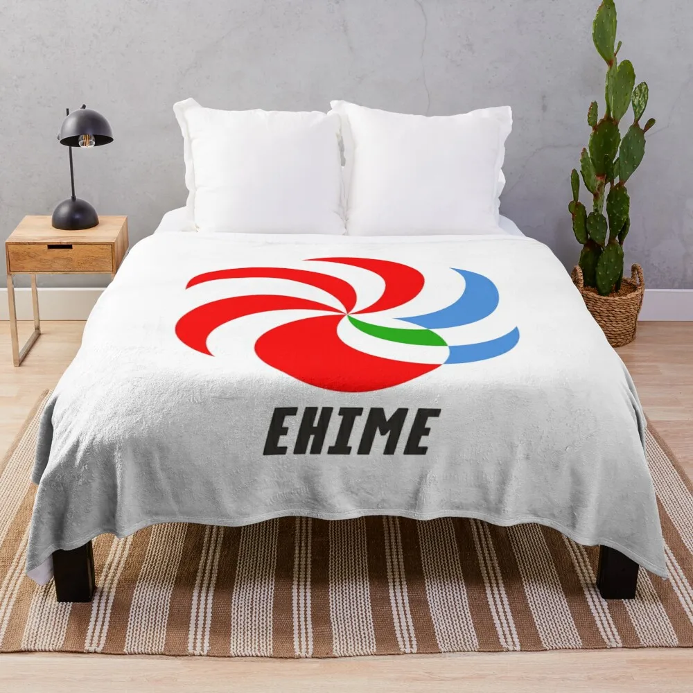 

Ehime Prefecture symbol (Japan) Throw Blanket warm winter Soft Beds Thermal Sleeping Bag Blankets